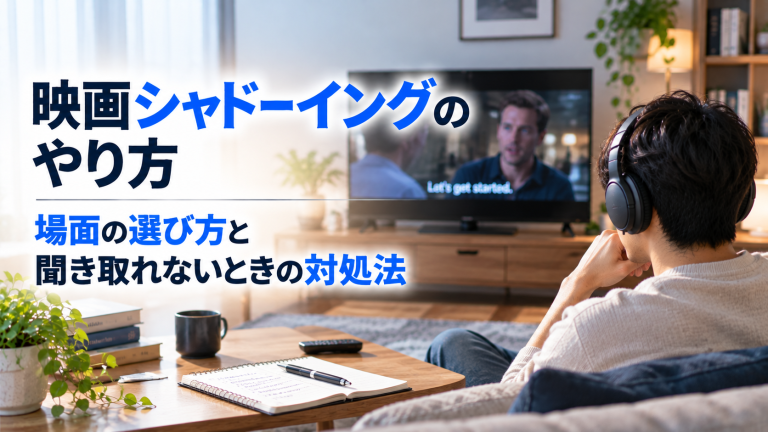 映画　シャドーイング　やり方